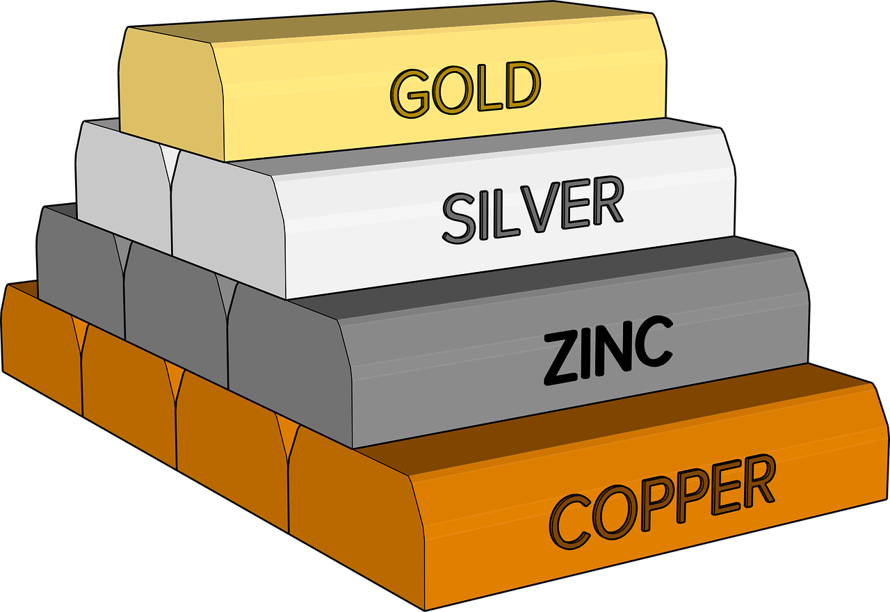 ingots, mining, copper